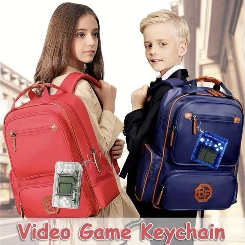 Miniature Keychain Video Game Works Tetris Unbranded Toy Choose Color